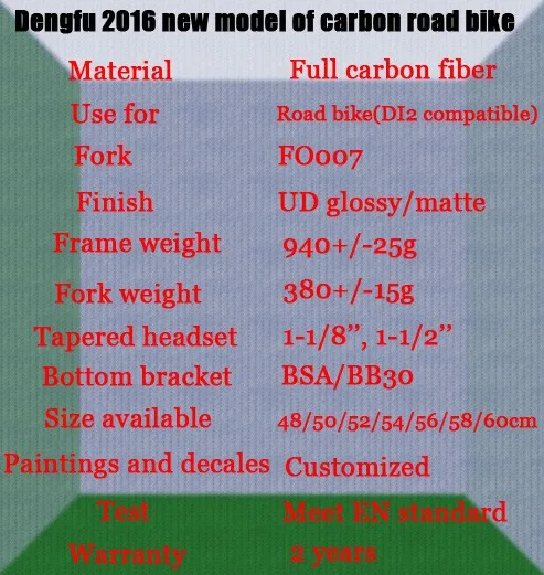 Excellent Dengfu 2019 hot sale! Full Carbon DI2 Road Bicycle Frameset China T800 High Quality Carbon Road Racing Bicycle Frameset R02 3 Excellent Dengfu 2019 hot sale! Full Carbon DI2 Road Bicycle Frameset China T800 High Quality Carbon Road Racing Bicycle Frameset R02 3