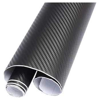 

40CM*200CM 3D Carbon Fiber Vinyl Wrap Roll Film Decal Car Home Wallpaper