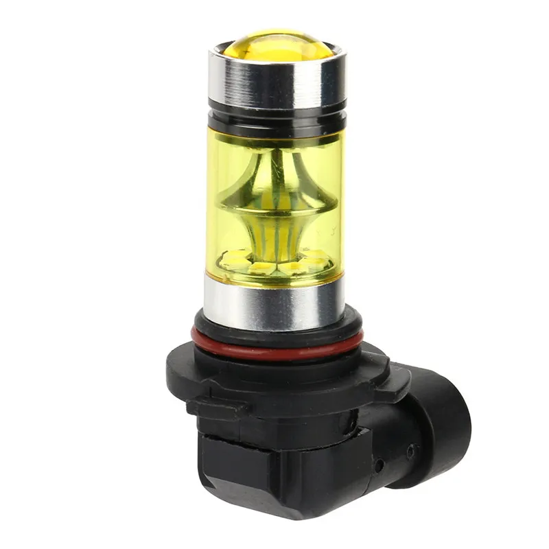 Kongyide автомобильный светильник 2 шт. 9006 HB4 светодиодный 2323 проектор противотуманный светильник Дневной светильник 100 Вт 4300 К DRL лампы желтый f27