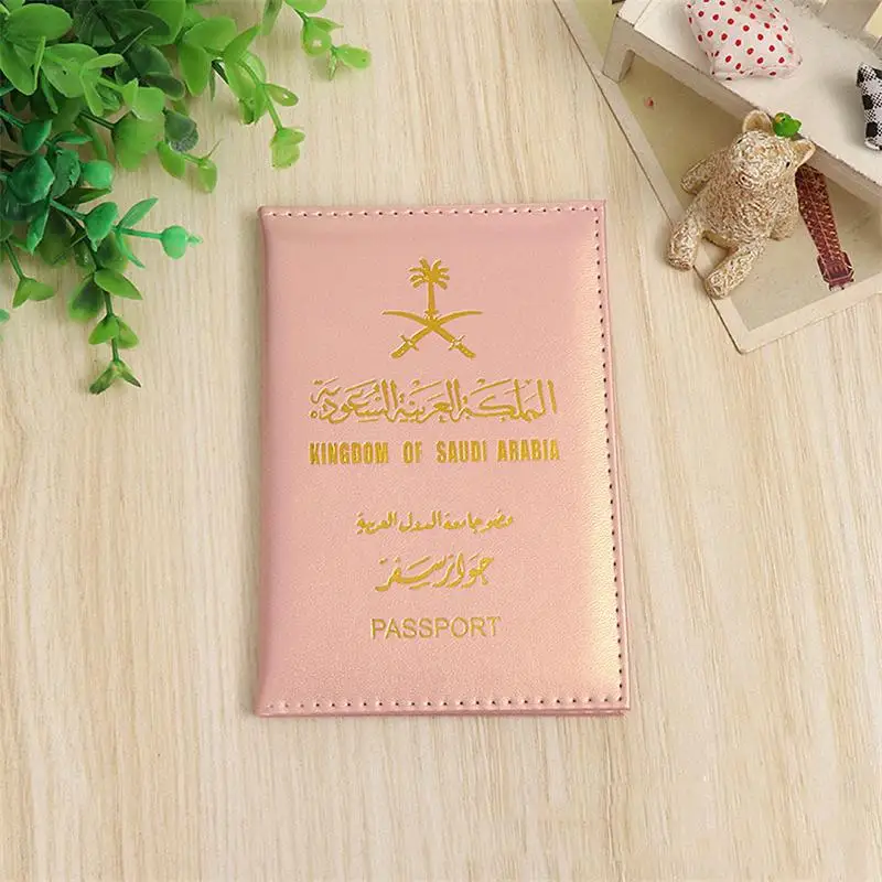 Чехол для паспорта в Саудовской Аравии, защитный чехол для паспорта в деловом стиле, чехол для документов в саудовской аравии - Цвет: Pink