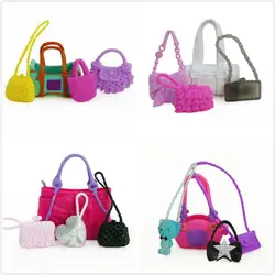 4 шт. милая сумка Красочные плеча сумки для кукол интимные аксессуары для куклы маленьких девочек детские игрушки подарок