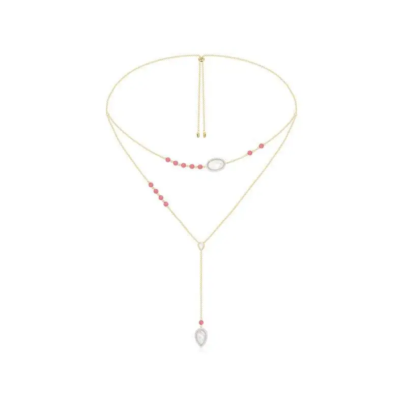 

[MeiBaPJ]Personality Simplicity Coral Pendant Necklace S925 Sterling Silver Necklace Jewelry for Women Pendant Necklace Gift Box