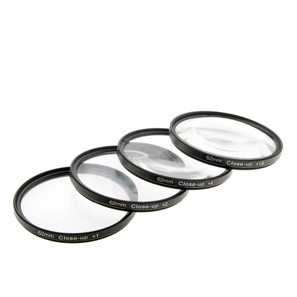 Free Shipping High Profession Close Up Macro Lens Kit (+1 / +2 / +4