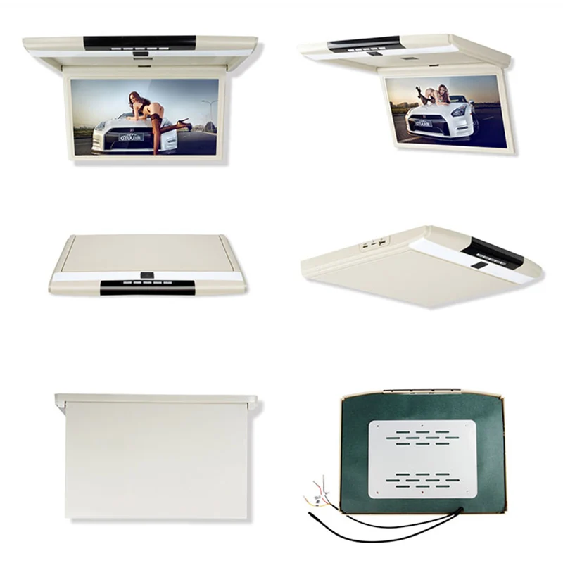 17 3 Inch Android 6 0 Car Roof Mount Monitor Ceiling Hd 1080p