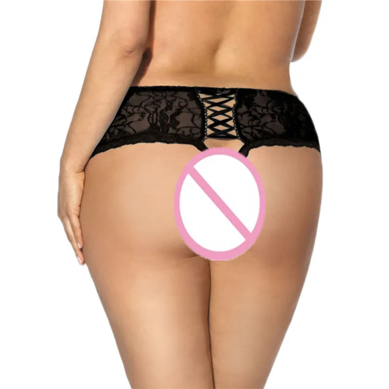 

fashion high quality plus size sexy 6XL lace panties lingerie sexy hollow out exotic panties tangas women sexy erotic underwear