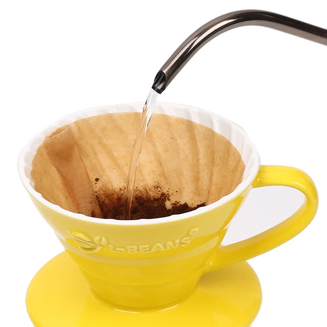 Cheap Behogar 40PCS Cone Shape Originals Wood Drip Coffee Filter Paper for 1-2 Cup Electric Coffeemakers Office Home Outdoor Cheap Behogar 40PCS Cone Shape Originals Wood Drip Coffee Filter Paper for 1-2 Cup Electric Coffeemakers Office Home Outdoor