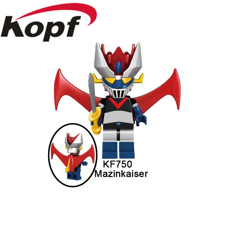 

Single Sale Legoing Building Blocks Super Heroes Bricks Mazinger Z Mazinkaiser The Legend of Zelda Figures Children Toys KF750