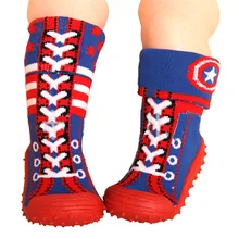 Baby Toddler Shoes Soft Bottom Toddler Socks With Rubber Soles Baby Floor Socks Slip Cuffs Infant Home Shoes Ws936