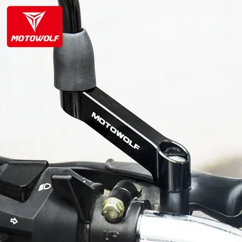 

Motorcycle Modified Extended Rearview Mirror Support Aluminum Alloy Modified Accessories Heightening Extended Side Mirror Extens