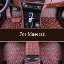 Прочные автомобильные коврики подходят для Maserati GranTurismo 2007-2014s Quattroporte 2006-2018s Levante-2018s Ghibli-2018s коврики