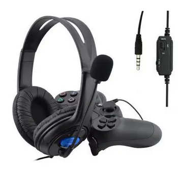 

Gaming Headset For PS4 Wired Headphones With Microphone 3.5mm Deep Bass Earphone With Mic for PS4 Sony PlayStation 4 PC Stereo