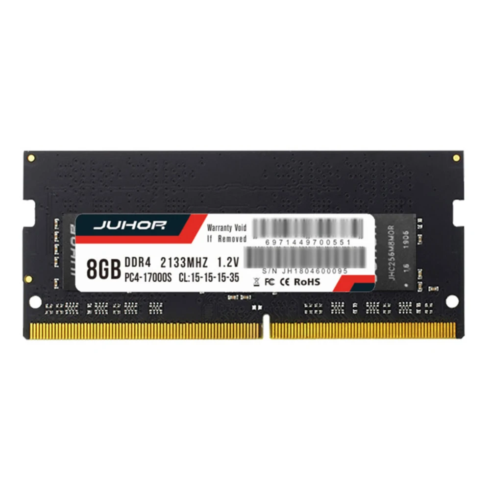 Juhor DDR4 4 ГБ 8 ГБ DDR4-2133MHz SODIMM ноутбук оперативная память ноутбук PC4-17000 памяти 260Pin 1,2 в
