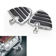 Para Honda Suzuki Volusia 800 M50 F6B GL1800 M90 M109R 2001-2013 Motocicletas Cromo Grande Ala Pé Pegs Apoio Para Os Pés footpeg 1 par