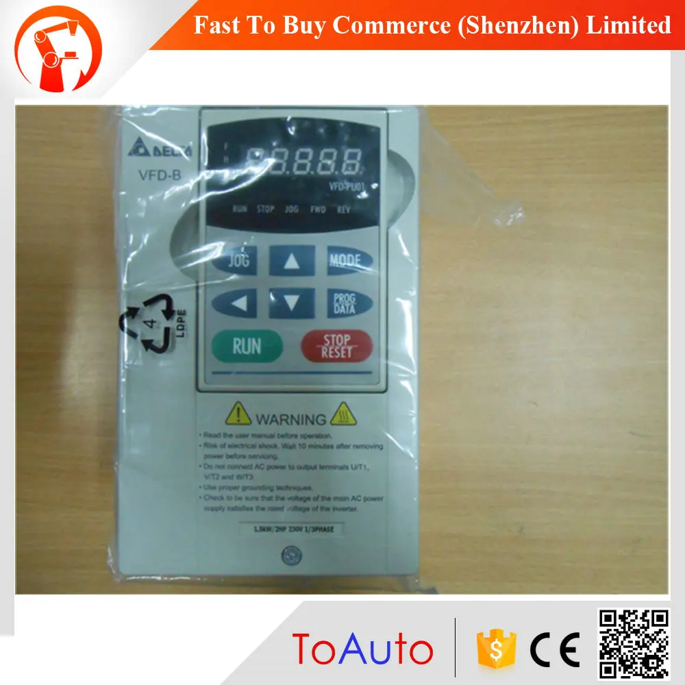 Преобразователь VFD015B21A Delta 1 5 кВт vfd инвертор однофазный 220 В 1500 Вт 0 400 Гц|ac drive|ac motor