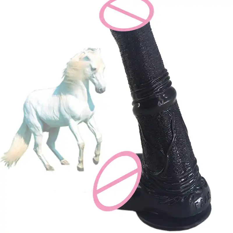 Big Horse Sex Porn - Newest! Realistic Stallion Dildo With Suction Cup Female ...