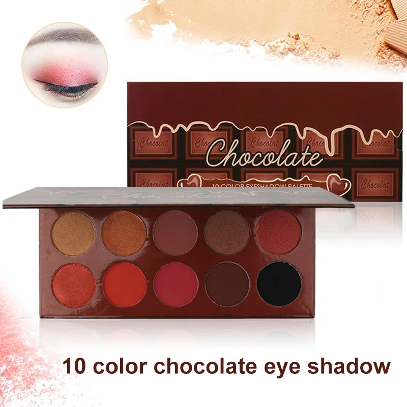 

High Quality Eyeshadow Palette 10 Colors Long Lasting Waterproof Makeup Cosmetics for Women