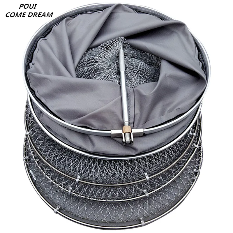 fishing mesh bag outdoor red de pesca nylon network bag trap herramientas fish bag fish baske fishing tool L1m-L3.5m  19sizes