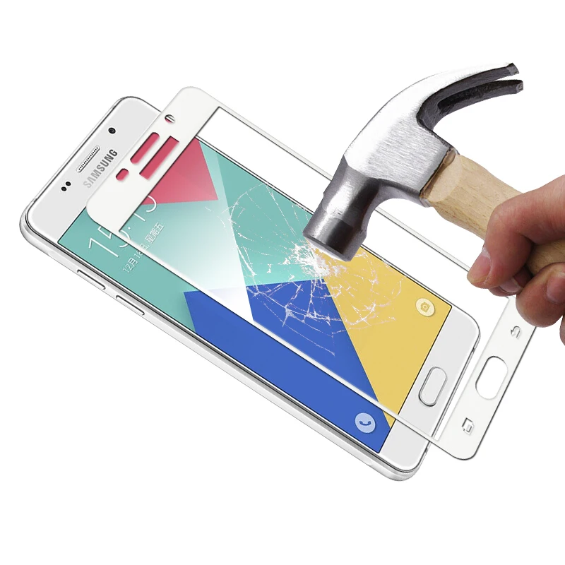 Magtim полное покрытие закаленное стекло для Samsung Galaxy A3 A5 A7 2017 2016 Защита экрана J2 J5 J7