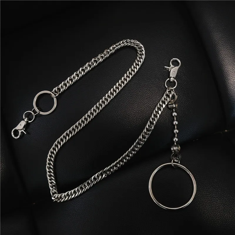 

Fashion Alloy Pants chain With Large Metal Ring Trousers Chain Punk Hip-hop Trendy Chain on jeans Clothing Accessories BL101