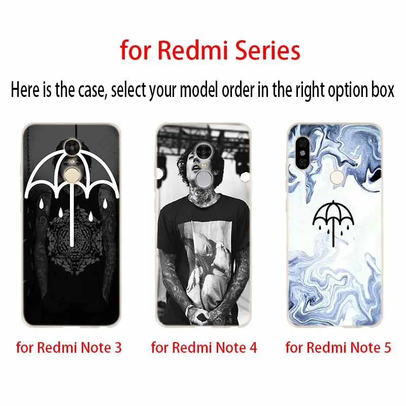 Чехол для Xiaomi Redmi Note 9 8 7 6 5 pro чехол 9a 8a 7a 6a 5a 8t y3 Bring Me the Horizon|Бамперы| |