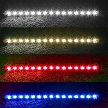 4 х 30 см 15 LED Автомобилей Грузовики Двигателя Гриль Гибкие Водонепроницаемые Светодиодные Полосы