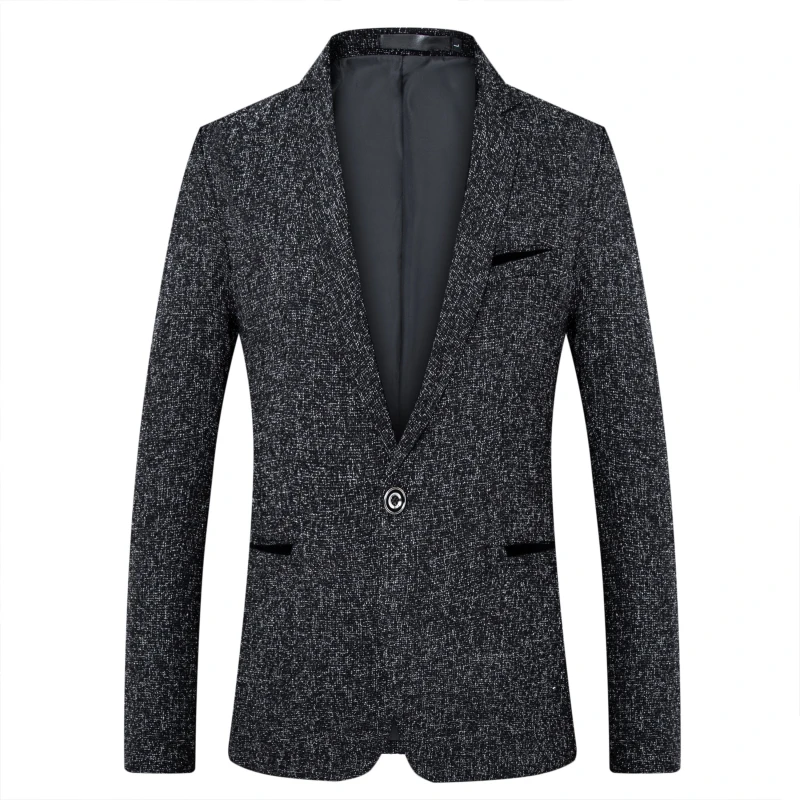 

2019 Mens black Fashion Men's Causal Suit Formal Fashion Occasion Tuxedos Suits wave Colors Work Business Tuxedo Jacket 5188