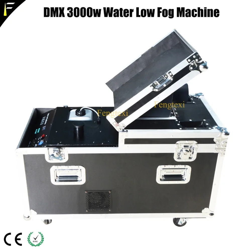 Свадебный пол сценический DMX512 3000 Вт машина для тумана на водной основе Вода Жидкий туман масло тяжелый низкий туман дымовая машина Дорожный Чехол комплект