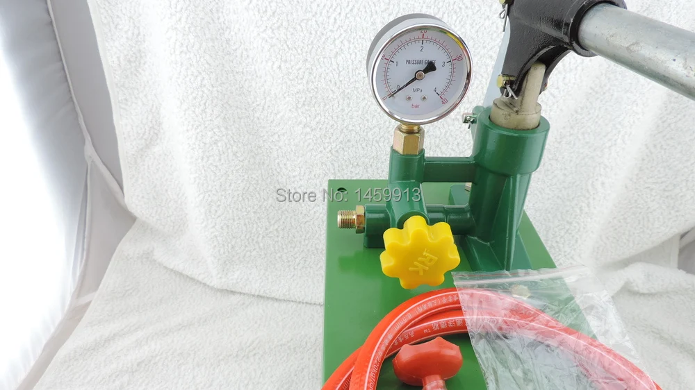 Good quality Plumber tools manual pressure test pump Water pressure testing hydraulic hand pressure pump 4mpa/4bar