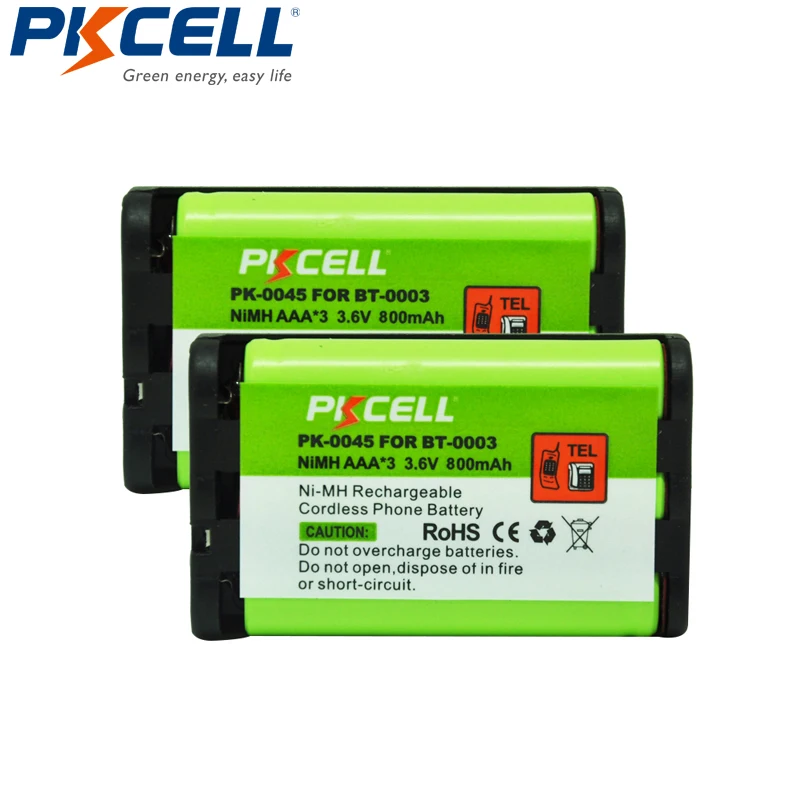 Buy 2 x PKCELL NEW Cordless Phone Battery for Uniden