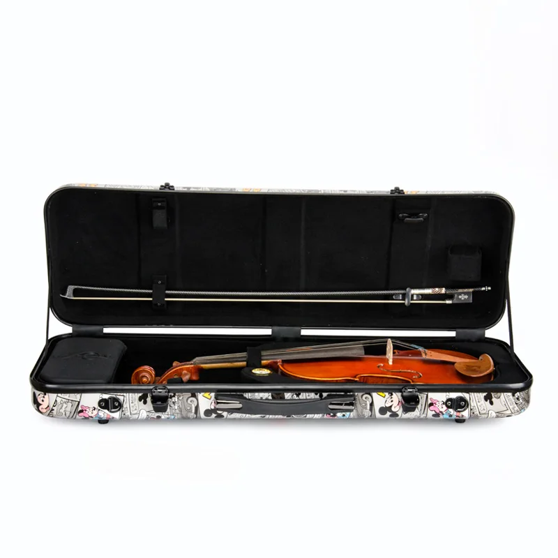 Высокое Качество Италия Кристина прямоугольник Скрипка чехол 4/4 скрипка из углеродного стекловолокна чехол Аксессуары для скрипки