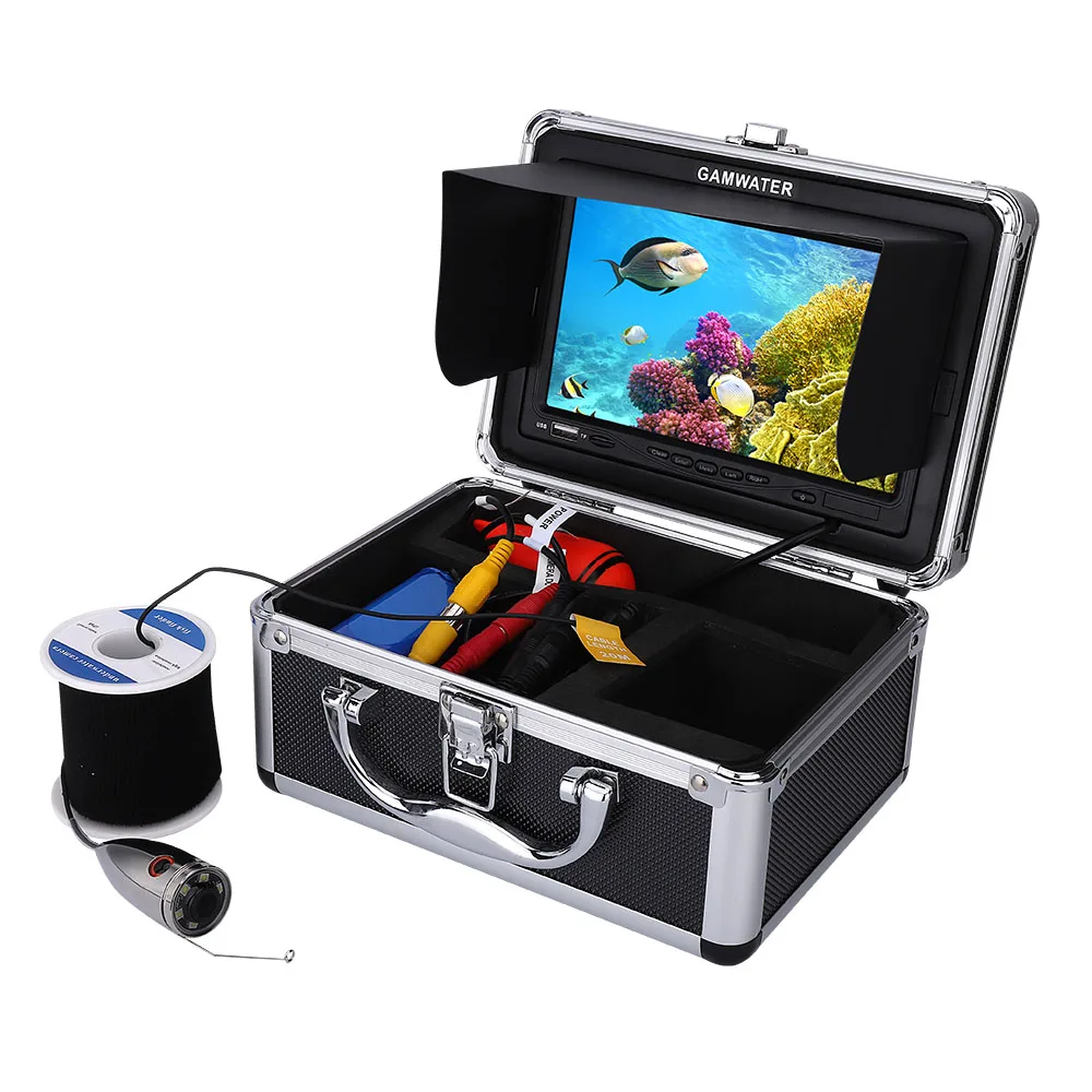 20 м 30 м 50 м 7 ''цветной цифровой 1000TVL рыболокатор hd-видеорегистратор водонепроницаемая рыболовная видео подводная рыболовная камера