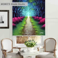 MOMO Scenic оконные шторы рулонные шторы термоизолированные плотные ткани нестандартного размера, PRB set268-272