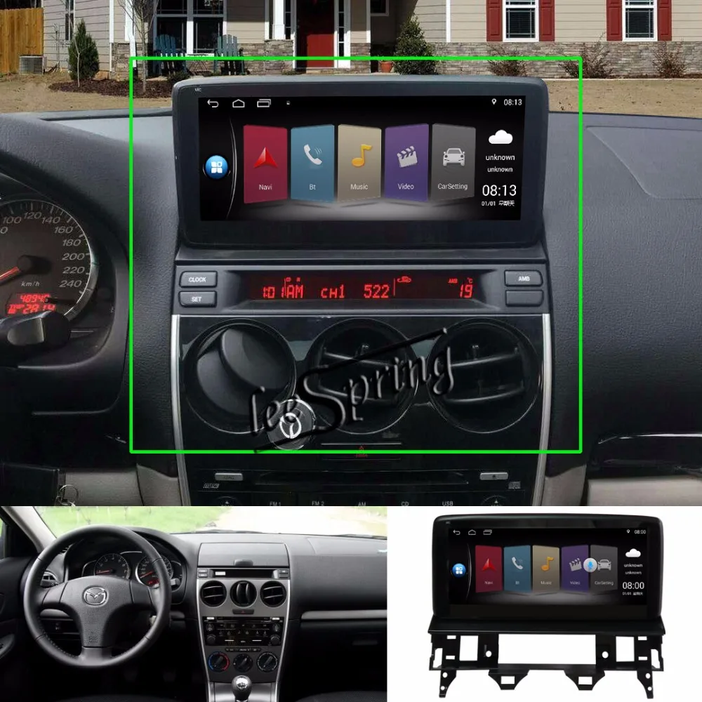  10.25 inch Upgraded Original Car CD Player for Mazda 6 GPS Navigation MP5 WiFi Smartphone Mirror-li