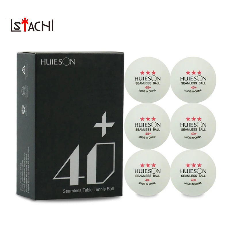 LSTACHi 6 шт 3 Star 40 мм 2 8 г мячи для настольного тенниса мячик пинг понга белый