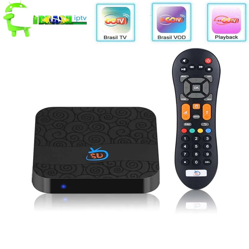 

3 PCS Amlogic S905X Quad core Cortex A53 Smart Android7.1.2 IPTV Streaming Box Memory 1GB DDRIII + live + VOD 8000+Playback
