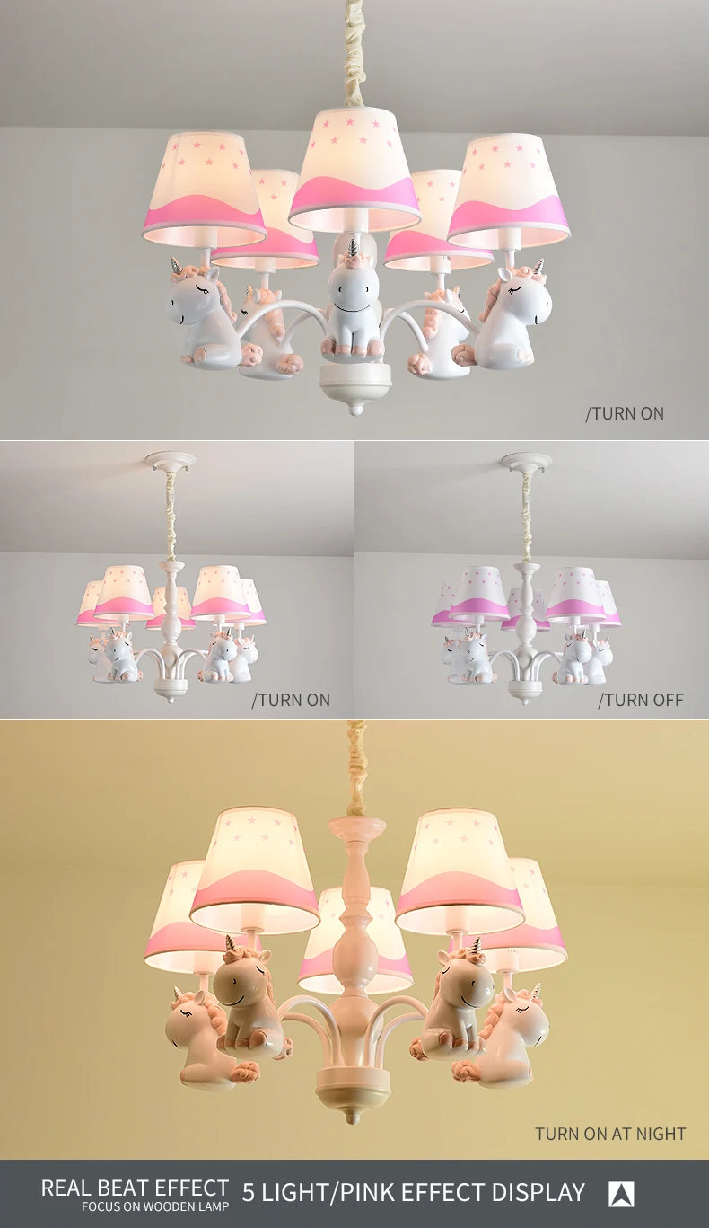 AIBIOU светодиодный светильник с тканевым абажуром для детской комнаты, Детские люстры, люстра для мальчиков и девочек, осветительные приборы