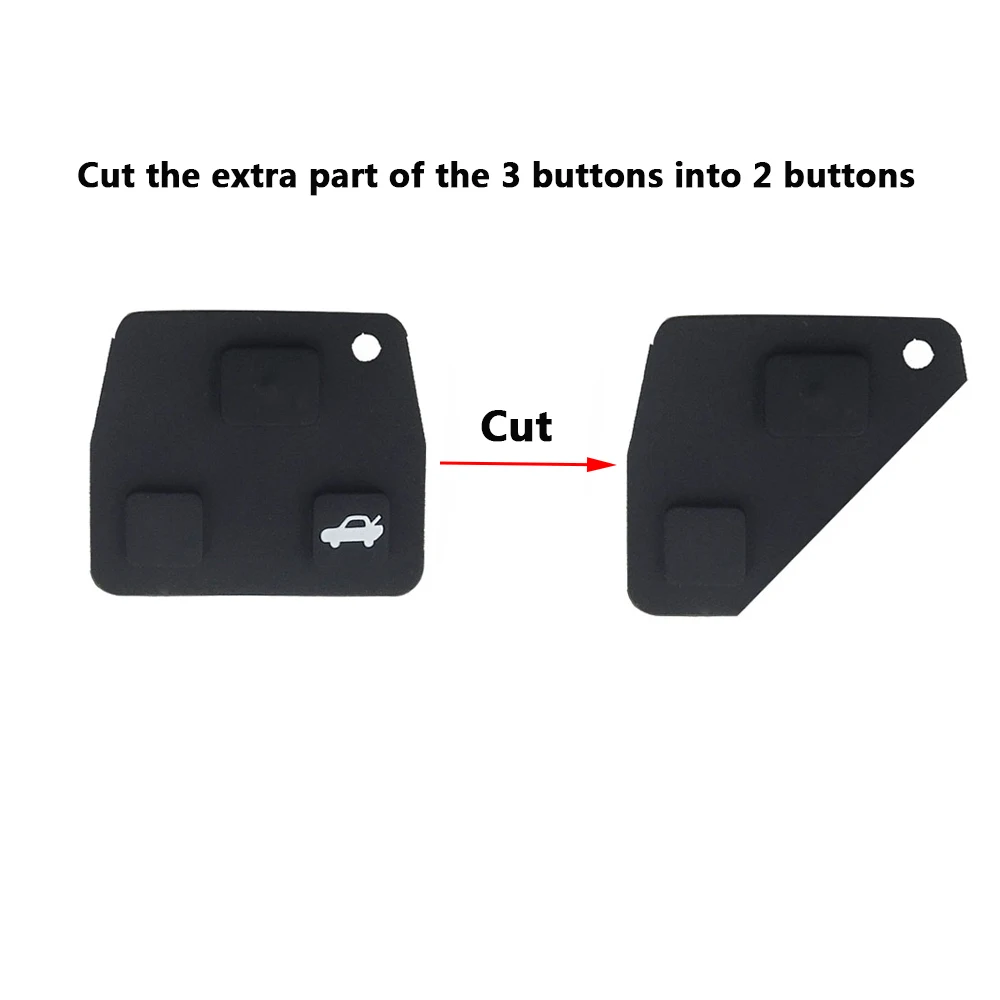Чехол для автомобильного ключа OkeyTech Fob Toyota Yaris с лезвием TOY47 сменный резиновый