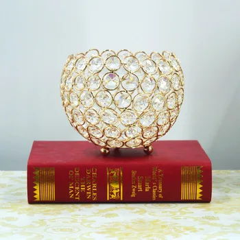 

8cm Candle Holder Crystal Ball Candlestick Home Decoration Party Wedding Ornament Candelabrum Best Price