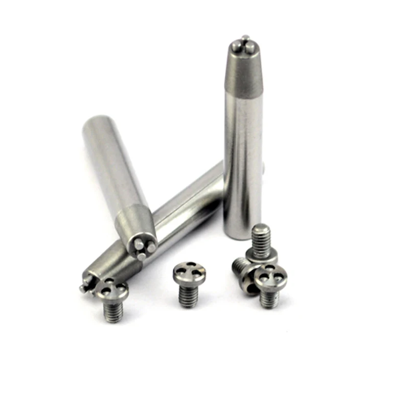 

1pcs Knife DIY Screwdriver For Microtechnology For Microtech Halo Removal Tool Holder Three Hole Screw Wrench Knife Accessories