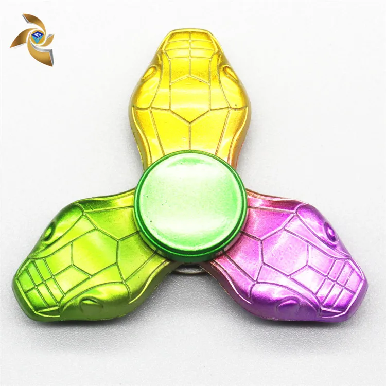 Новый Давление снижение Непоседа игрушки сплав металла ручной Spinner Прядильный механизм mkd2 игрушки для детей Красочные головой змеи