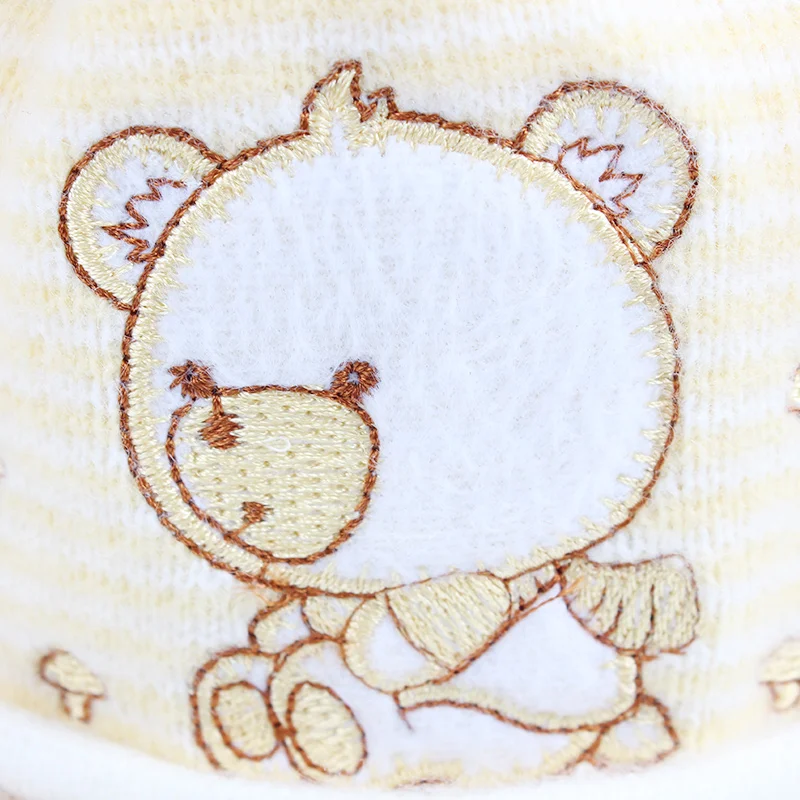 Bear Winter Hats For Newborns Crochet Baby Beanie Cotton Soft Corchet Pattern Hat Warm Newborn Pompom Hat Baby Girls Clothing (5)