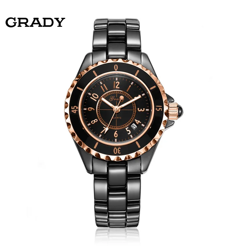 

Unique design 100% Ceramic watches good quality Fashion ladies 2 years warranty luxury brand watches