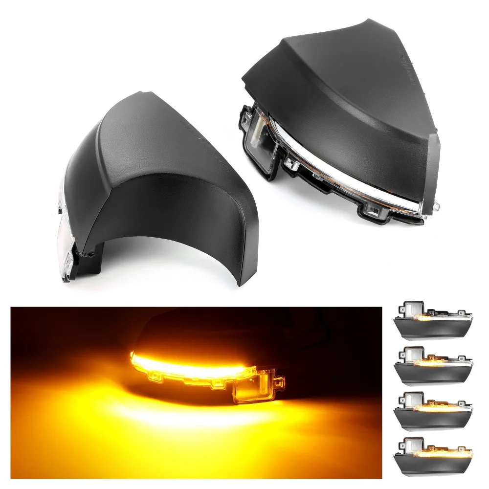

Dynamic Turn Signal LED Side Rearview Mirror Indicator Blinker Repeater Light For Volkswagen VW Polo MK5 6R 6C 2009 -2017