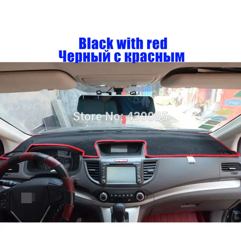black with red