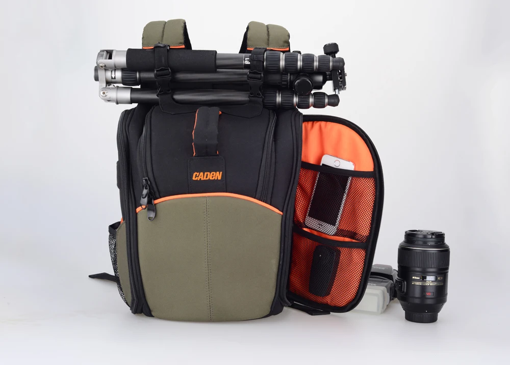 CADeN K5 рюкзак большой емкости сумка для камеры водонепроницаемый чехол для Nikon D4 D700 D800 D3X D600