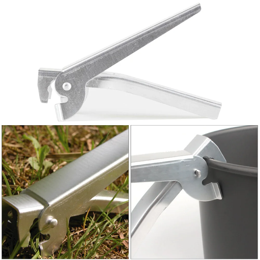 

Tableware Pot Anti-skid Aluminum Arm Holder Picnic Pan Gripper Bowl Outdoor Cookware Anti-hot Camping Durable Handle