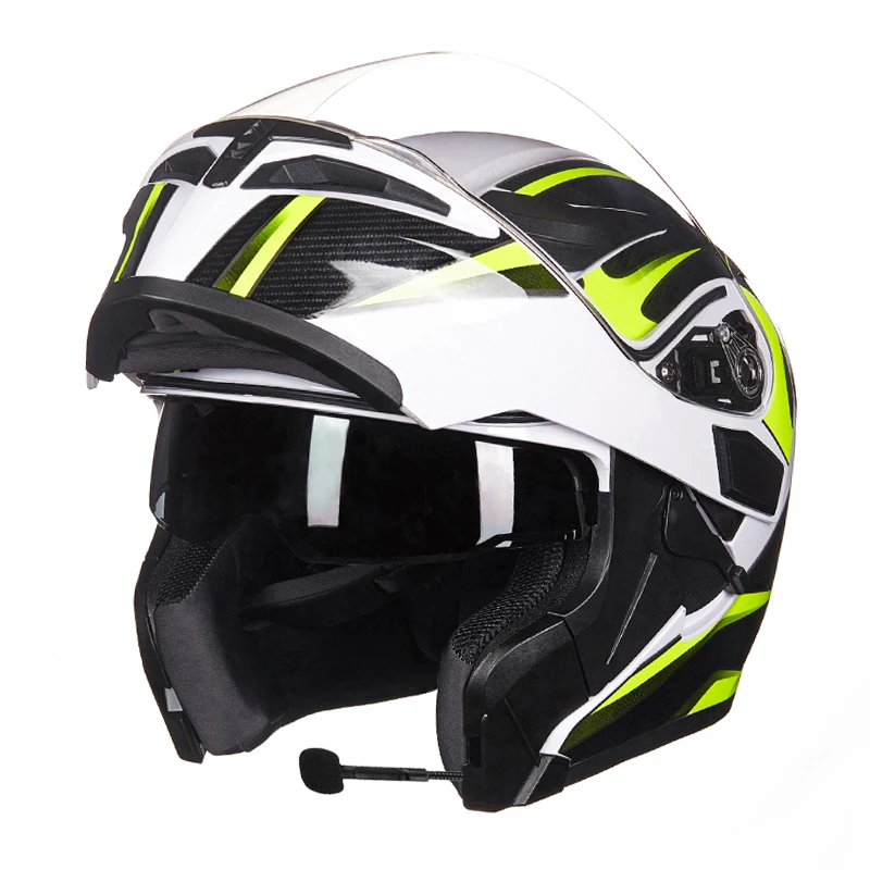 Откидной мотоциклетный шлем с полным лицевым покрытием Casco Racing Capacete внутренним