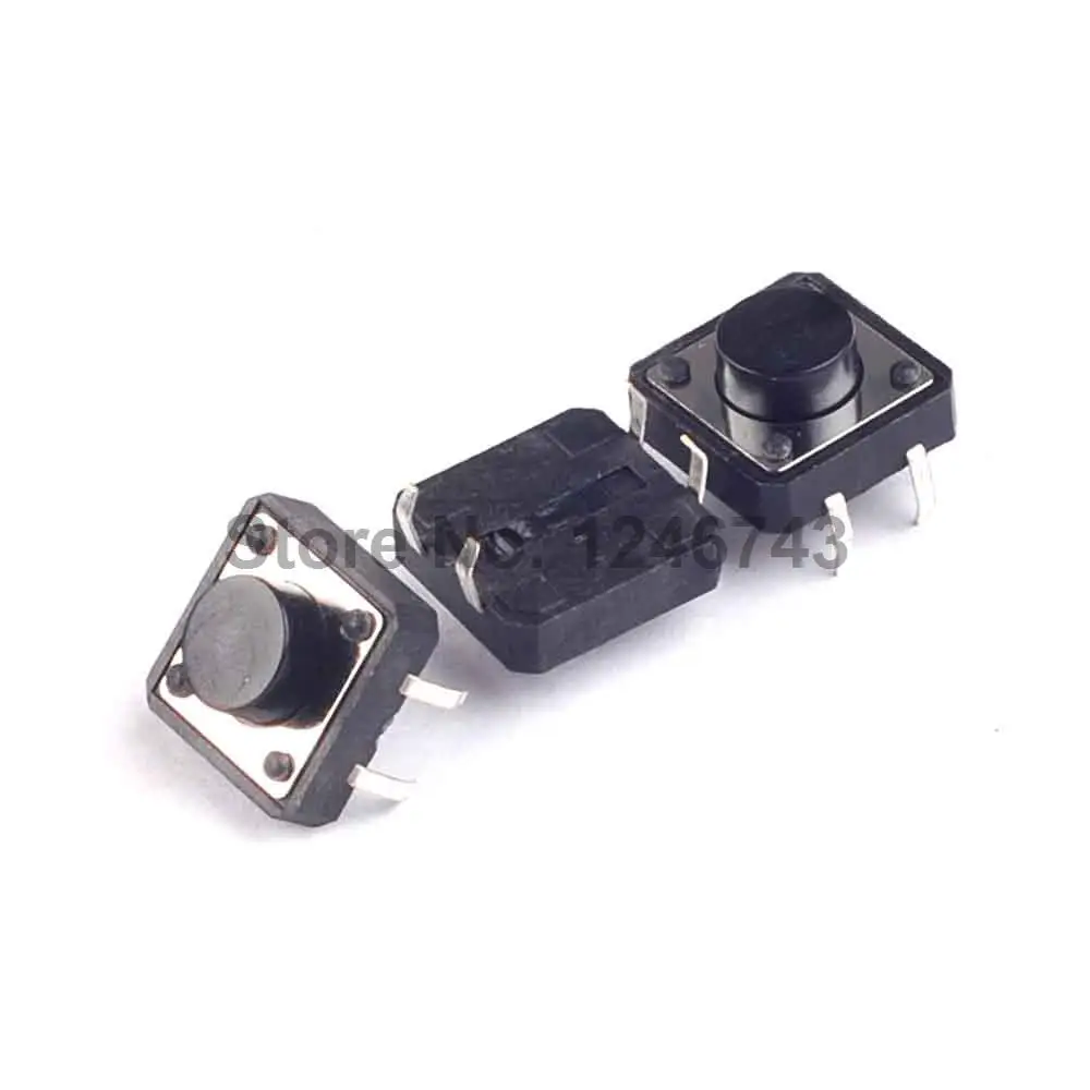 

20PCS DIP 12X12X6(h)MM Tactile Tact Push Button Micro Switch