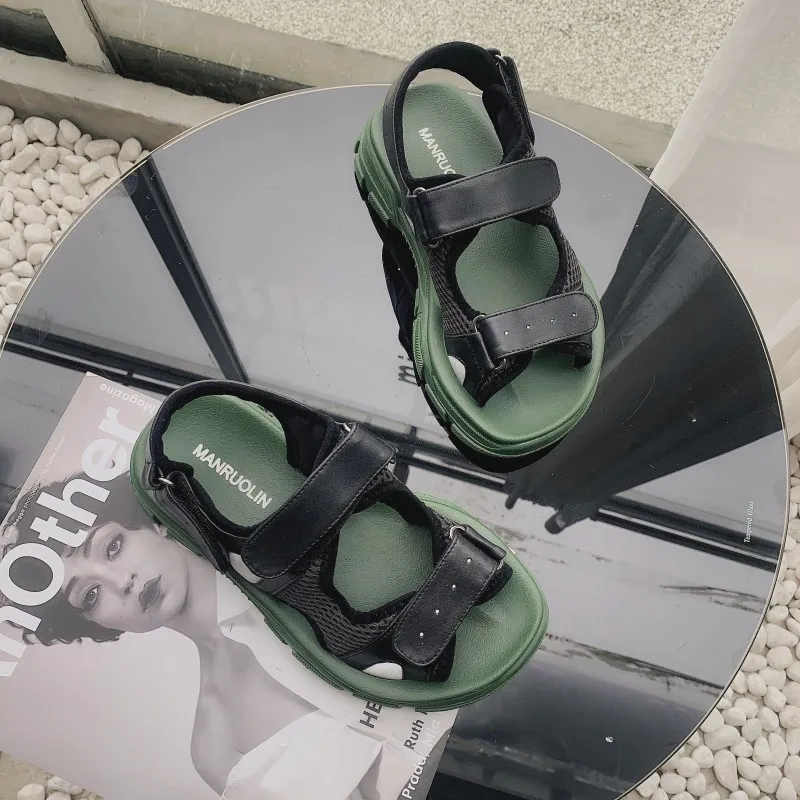 Water Shoes Women Chunky Sandals Platform zapatos de mujer Summer Brand Beach sandalias mujer 2019 Ladies footware Breathable