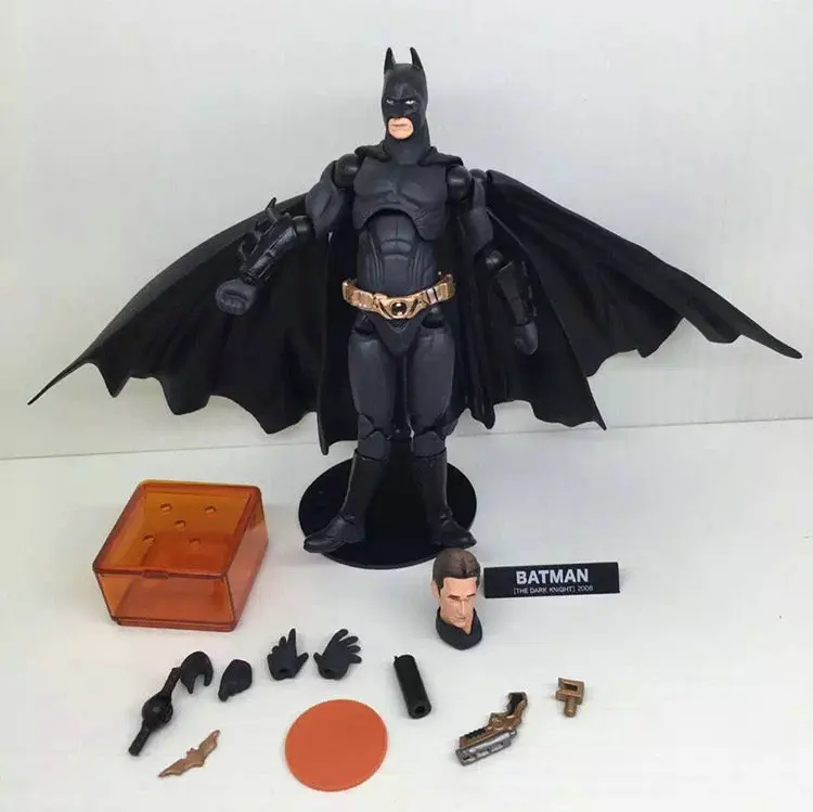 ФОТО Anime Bat DIY Model Batman DC action figures Toys for children kids gift